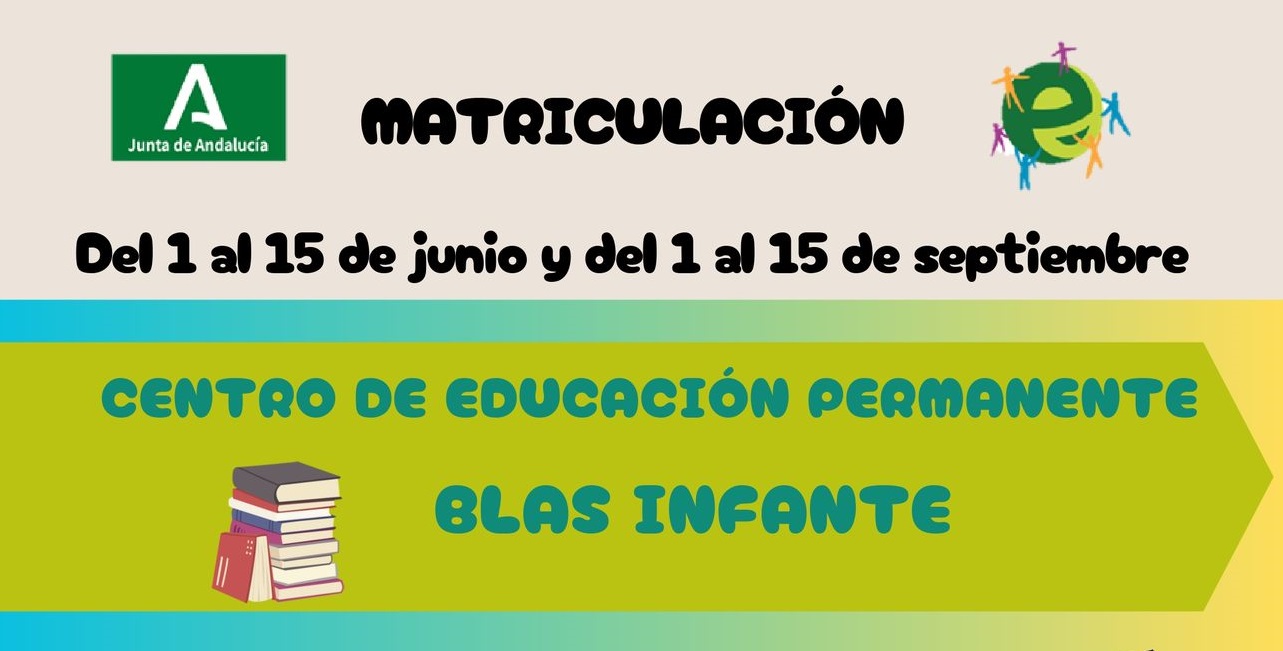 El Centro de Educación Permanente Blas Infante tiene abierto el plazo