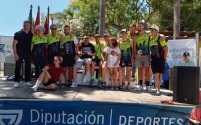 Alta participación en el I Acuatlón lago de Arcos