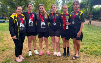 Plata para el equipo de 1ª División Sub-21 Femenina del Club Deportivo Piragüismo Arcos