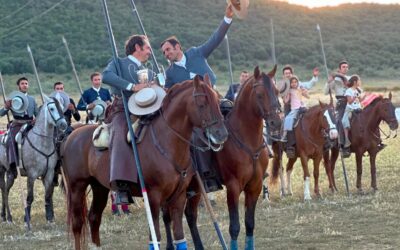 Manuel Carrera y Negrito Gamaza, flamantes campeones de España de Faenas y Doma de Campo