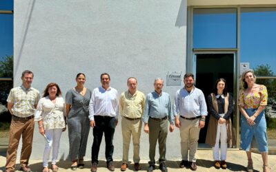 Visita del Alcalde de Arcos y el Diputado por Cádiz en el Congreso a la Fábrica de Zanahorias Arcoval