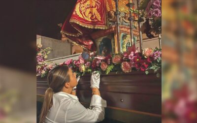 Isabel López, la primera mujer en pregonar a la Virgen de la Salud de Jédula