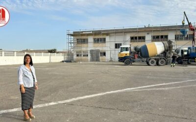 Se ejecutan obras de mejora  en el edificio de Educación Infantil del CEIP Juan XXIII de Jédula