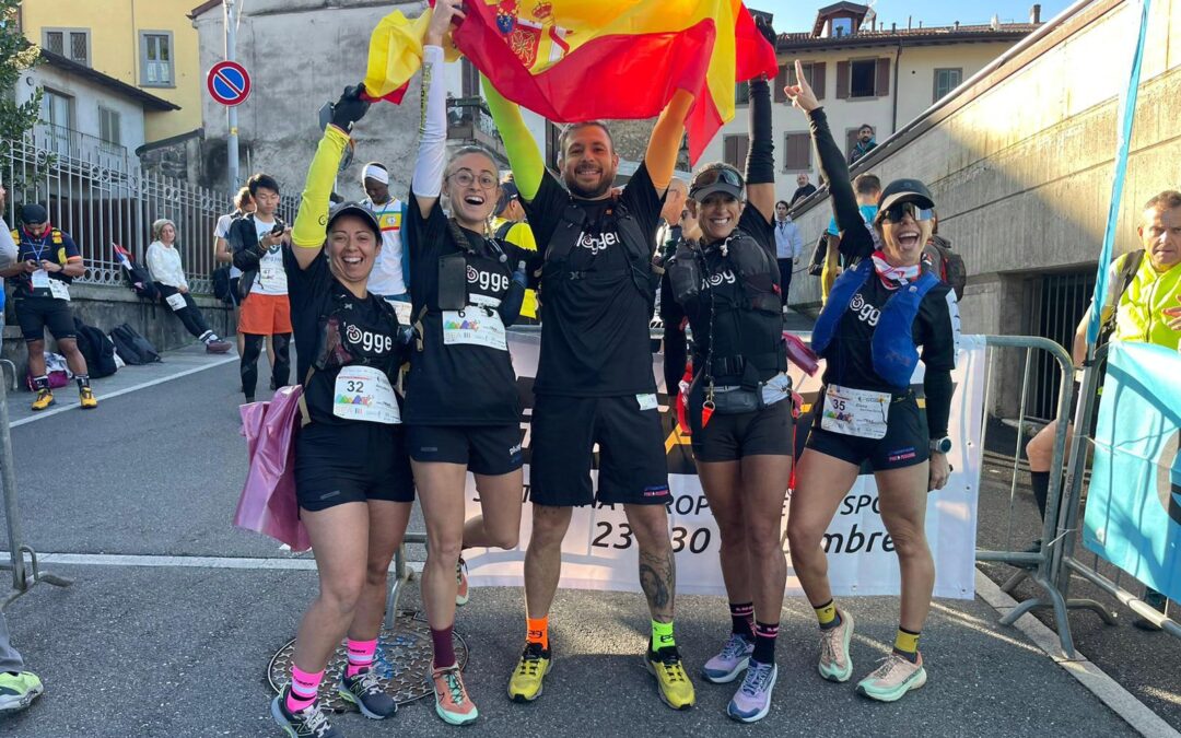 Dos atletas arcenses, Almudena y Gavi, Subcampeones del Mundo de Plogging