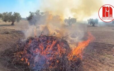 Barriadas Rurales informa del comienzo del periodo de peligro más bajo para la quema de restos vegetales