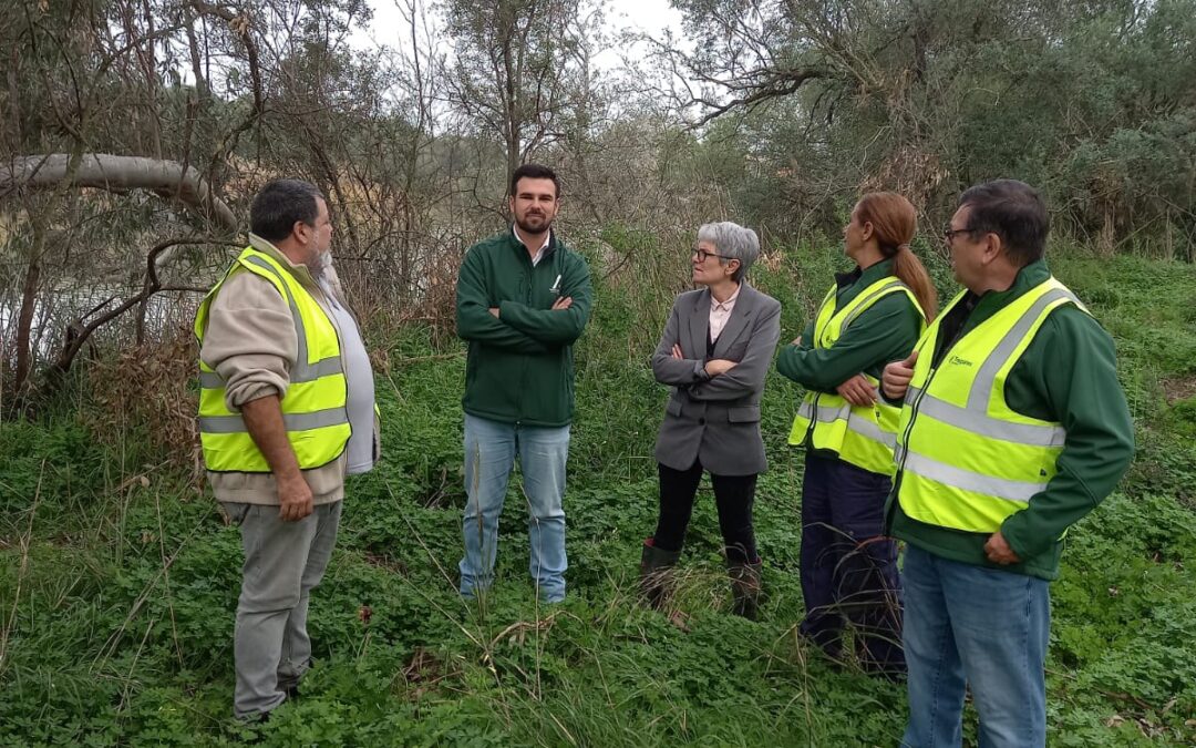 La Junta realiza obras de restauración en la zona perimetral del embalse de Arcos