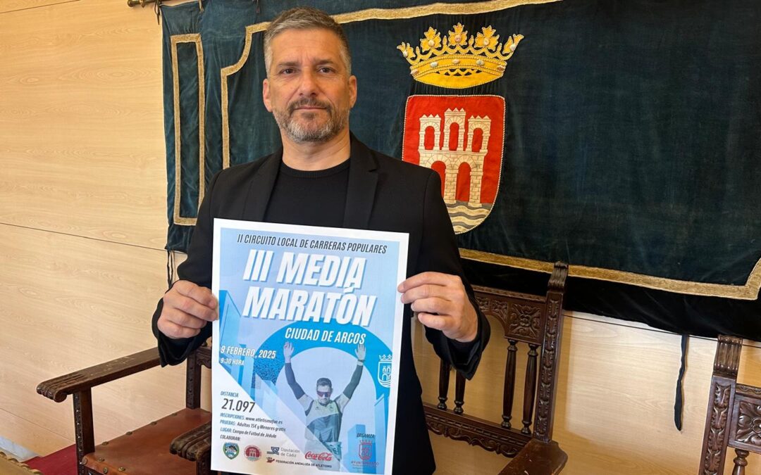 La III Media Maratón ‘Ciudad de Arcos’ tendrá lugar el 9 de febrero